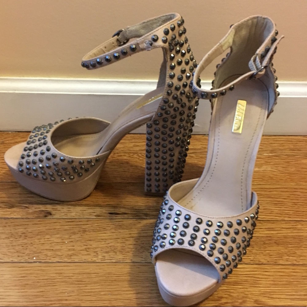 Wild Pair Studded Platform heels